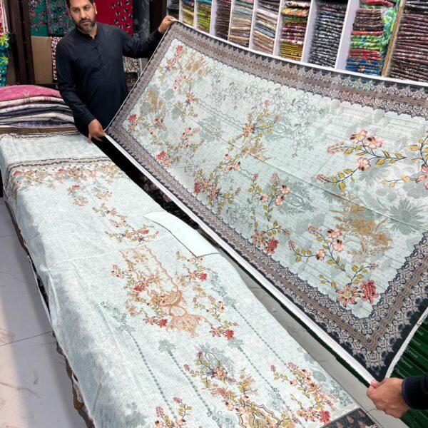 Zarqoon Digital Printed Lawn 3pc Dresses - Women Wear Design No. 21