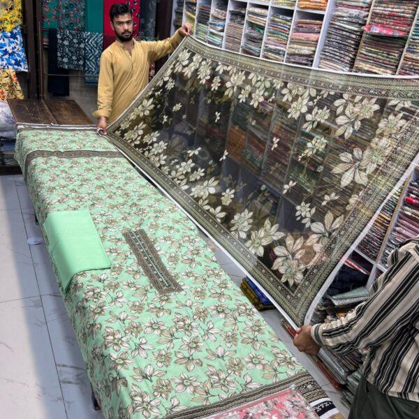 Neelofer Digital Printed Lawn 3pc Dresses - Women Wear Design No. 11