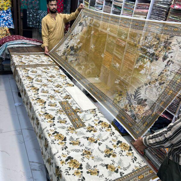 Neelofer Digital Printed Lawn 3pc Dresses - Women Wear Design No. 3