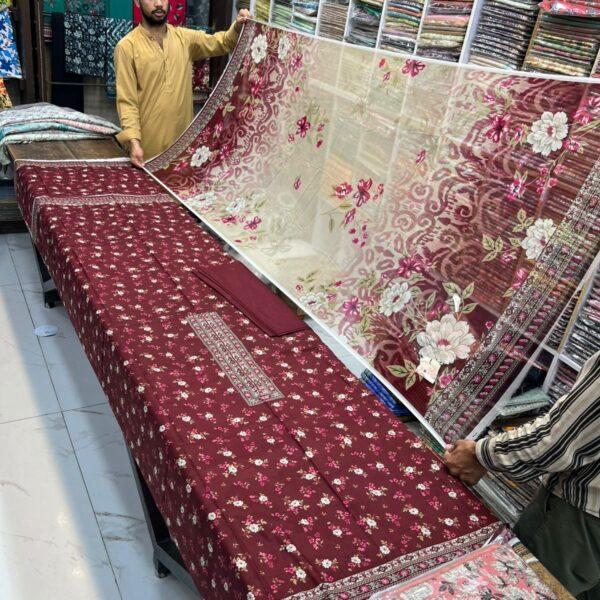 Neelofer Digital Printed Lawn 3pc Dresses - Women Wear Design No. 4