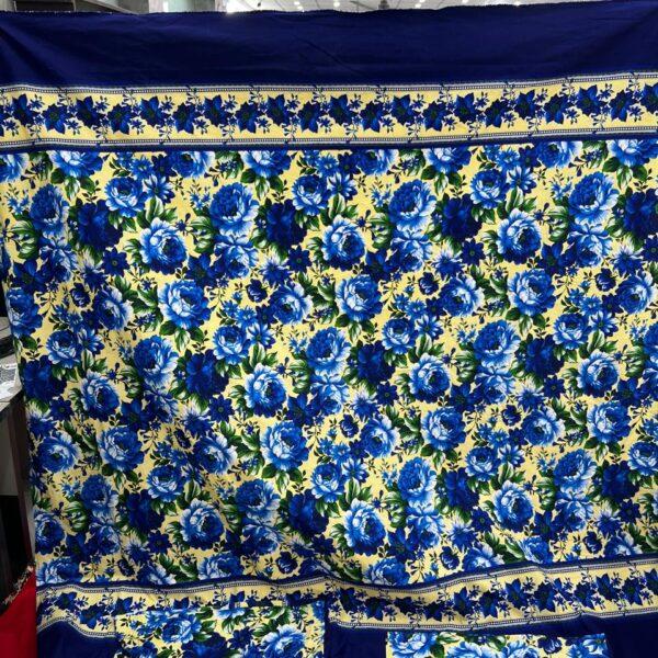 Safa Marwa Crystal Cotton Export Quality King Size Double Bedsheet Design No. 13