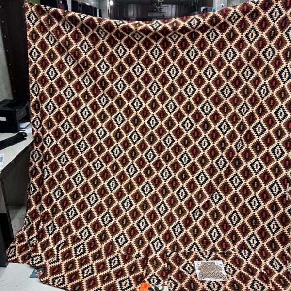 Safa Marwa Crystal Cotton Export Quality King Size Double Bedsheet Design No. 7