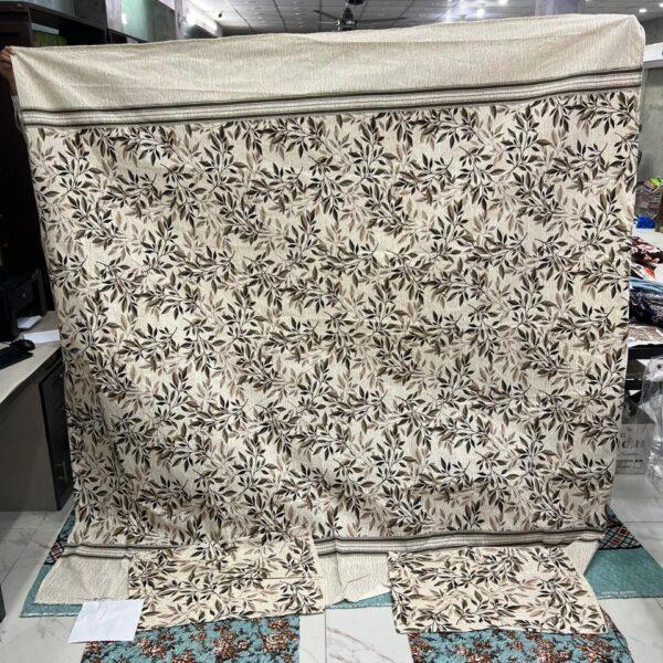 Safa Marwa Crystal Cotton Export Quality King Size Double Bedsheet Design No. 2