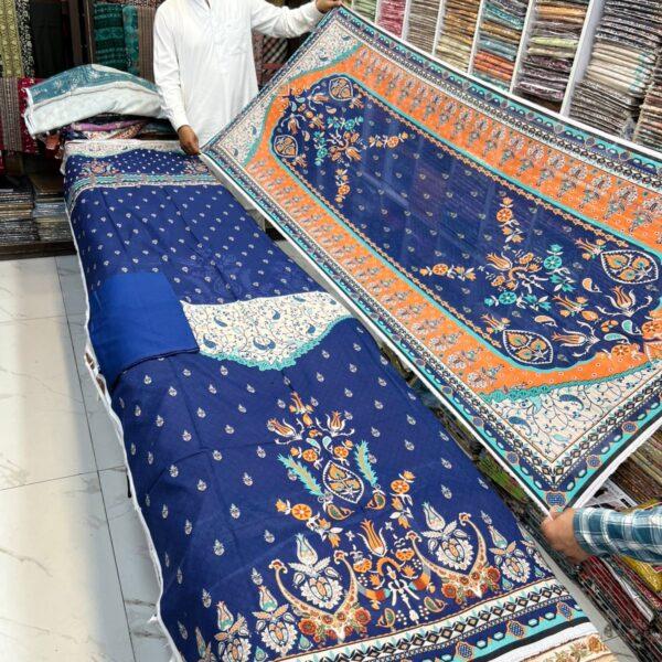 Zarqoon Digital Printed Lawn 3pc Dresses - Women Wear Design No. 16