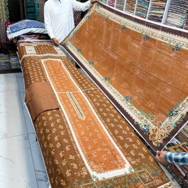 Zarqoon Digital Printed Lawn 3pc Dresses - Women Wear Design No. 14