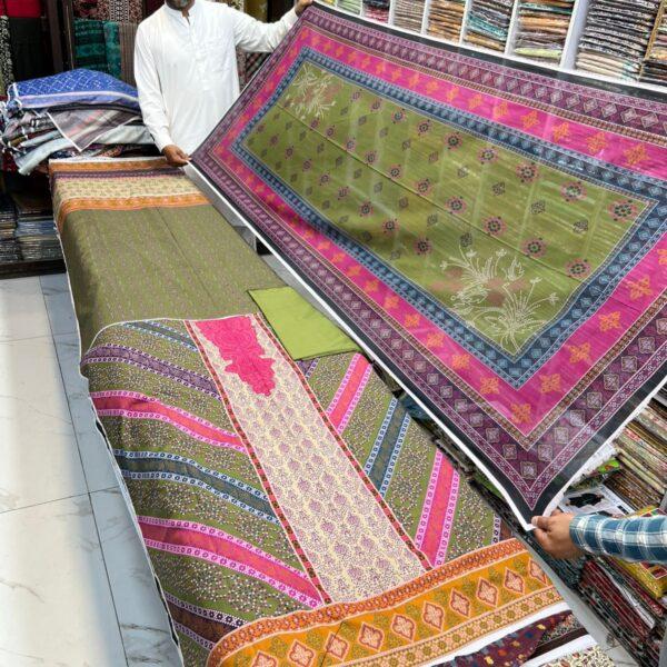 Zarqoon Digital Printed Lawn 3pc Dresses - Women Wear Design No. 13