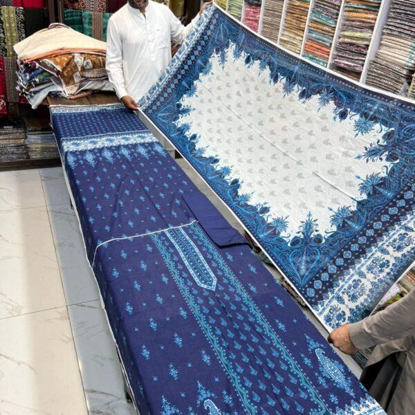 Zarqoon Digital Printed Lawn 3pc Dresses - Women Wear Design No. 04