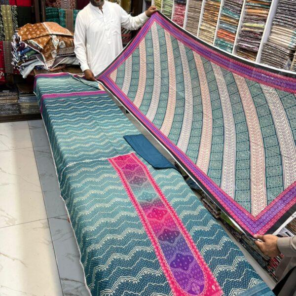 Zarqoon Digital Printed Lawn 3pc Dresses - Women Wear Design No. 03