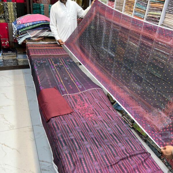 Zarqoon Digital Printed Lawn 3pc Dresses - Women Wear Design No. 02