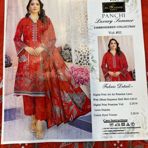 Vol-01 Panchi Luxury Summer Embroidered Collection - Women Wear Design No. 05