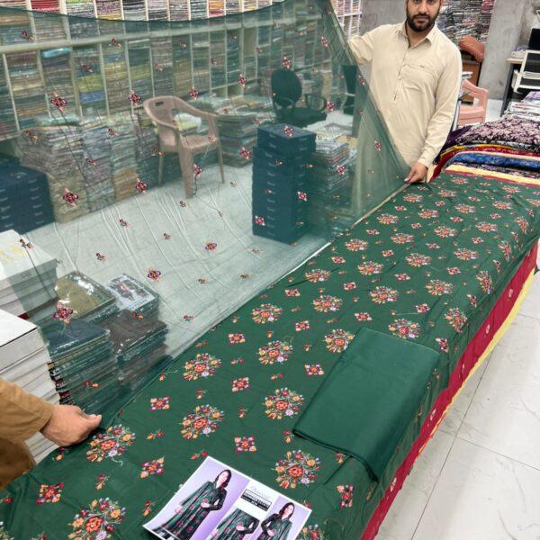 Bareeze Brand Luxury Collection Embroidered Lawn 3pc Suits - Women Wear Design No. 7