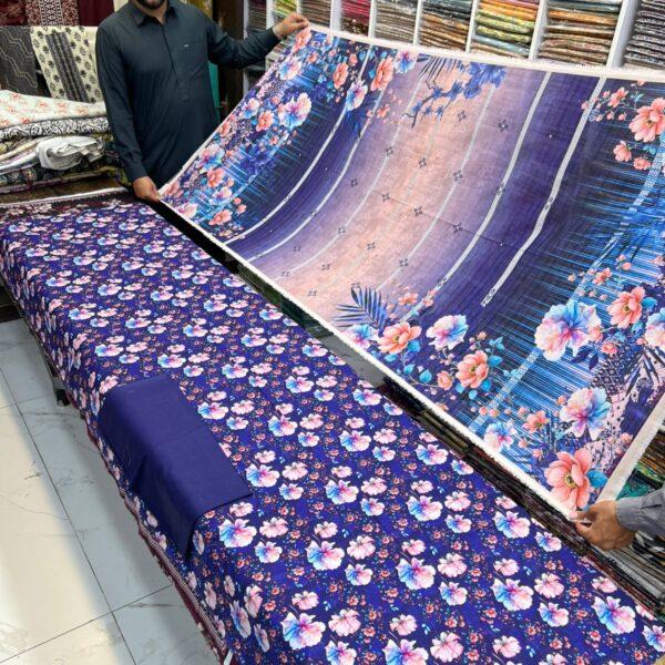 Almirah Brand Digital Printed Lawn 3 Piece Suit - Women Wear Design No. 22