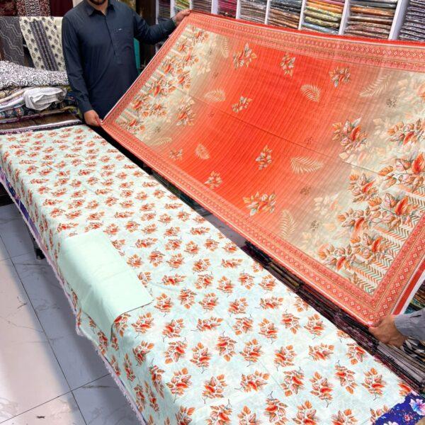 Almirah Brand Digital Printed Lawn 3 Piece Suit - Women Wear Design No. 20