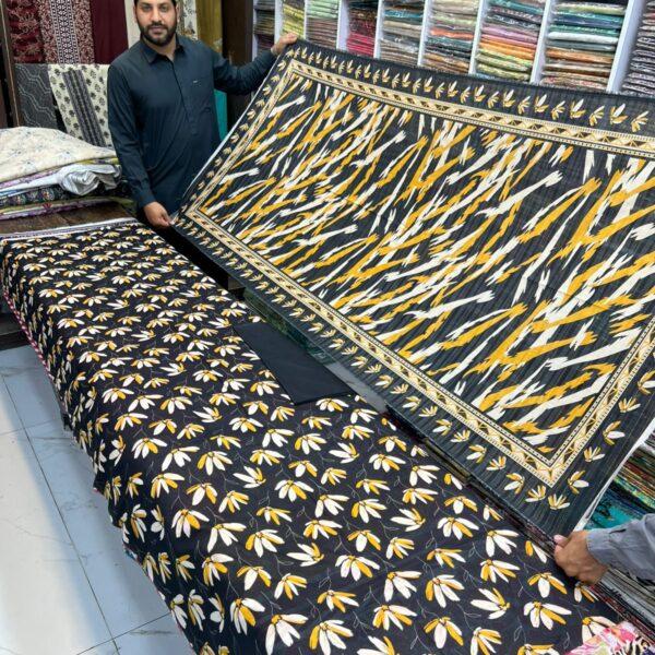 Almirah Brand Digital Printed Lawn 3 Piece Suit - Women Wear Design No. 13