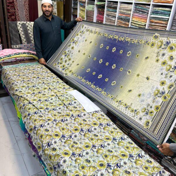 Almirah Brand Digital Printed Lawn 3 Piece Suit - Women Wear Design No. 2