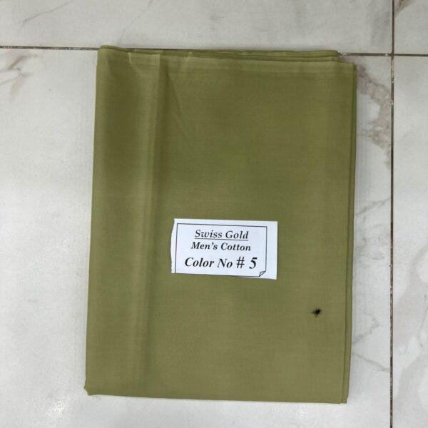 Men’s Swiss Gold Cotton Shalwar Kameez - Men’s Wear Color No. 5