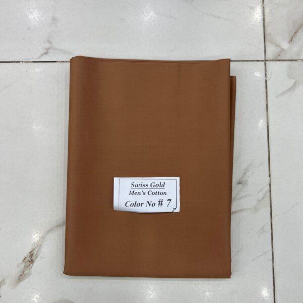 Men’s Swiss Gold Cotton Shalwar Kameez - Men’s Wear Color No. 7