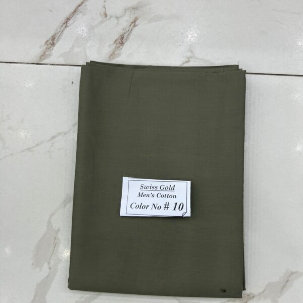 Men’s Swiss Gold Cotton Shalwar Kameez - Men’s Wear Color No. 10