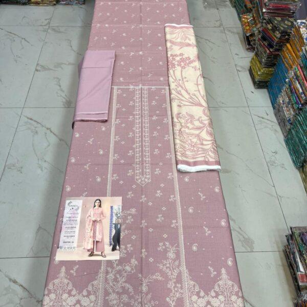 Osma Brand Digital Printed Lawn 3pc Dresses - Women Wear Design No. 5