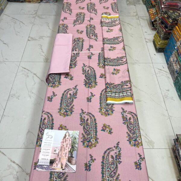 Osma Brand Digital Printed Lawn 3pc Dresses - Women Wear Design No. 2