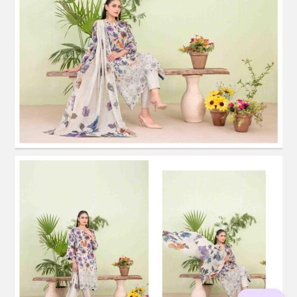 Tawakkal Printed Collection Lawn 3PC Suit - Women Women Design No. 6