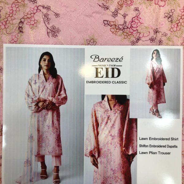 Bareeze Brand Luxury Collection Embroidered Lawn 3pc Suits - Women Wear Design No. 10