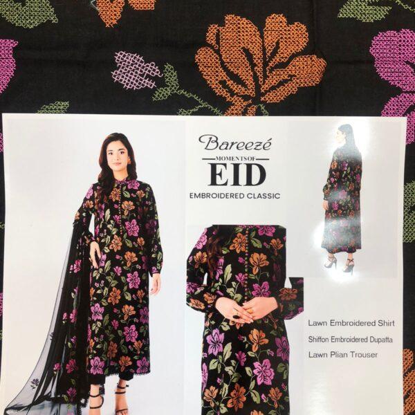 Bareeze Brand Luxury Collection Embroidered Lawn 3pc Suits - Women Wear Design No. 7