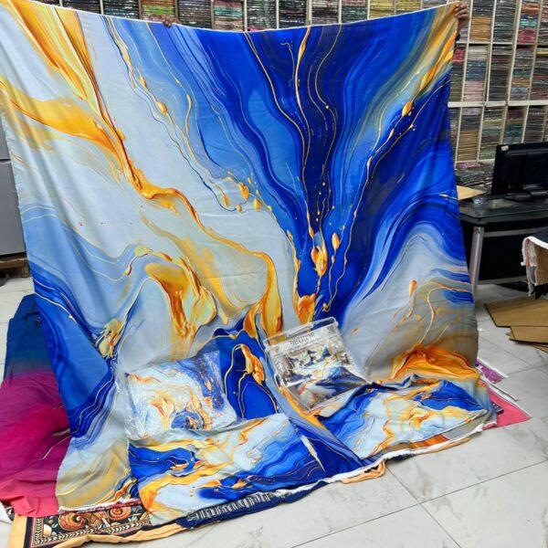 Bedior 5PCS Digital Bedsheet Set - Design No. 19