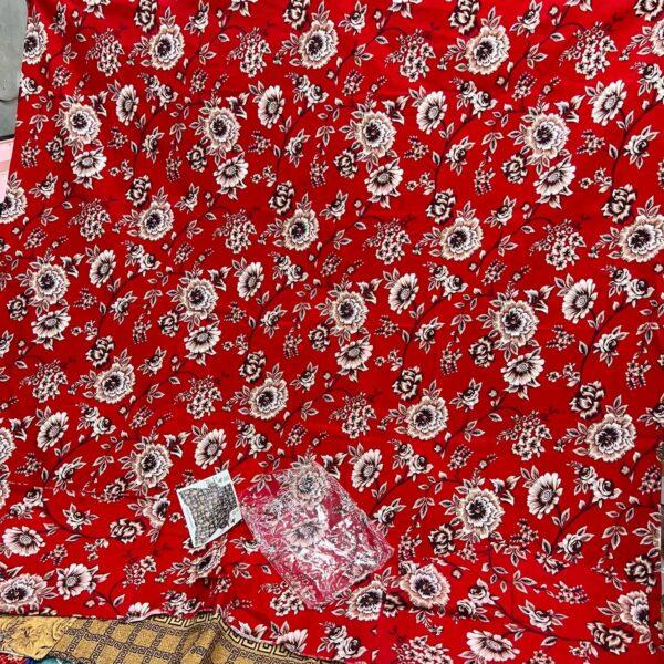 Safa Marwa Crystal Cotton Export Quality King Size Double Bedsheet Design No. 3