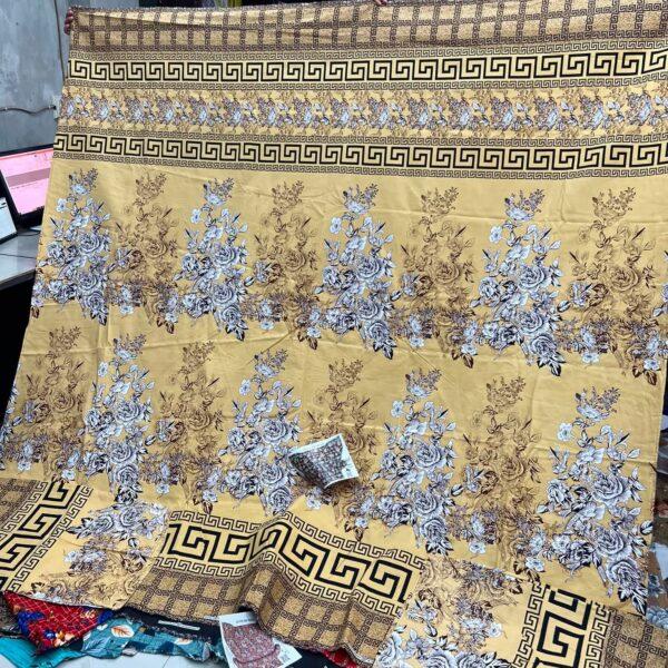 Safa Marwa Crystal Cotton Export Quality King Size Double Bedsheet Design No. 9