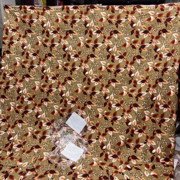 Safa Marwa Crystal Cotton Export Quality King Size Double Bedsheet Design No. 17