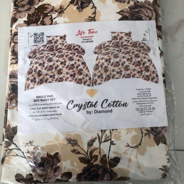 Safa Marwa Original Bedsheets Export Quality Single Bedsheets - Design No. 1