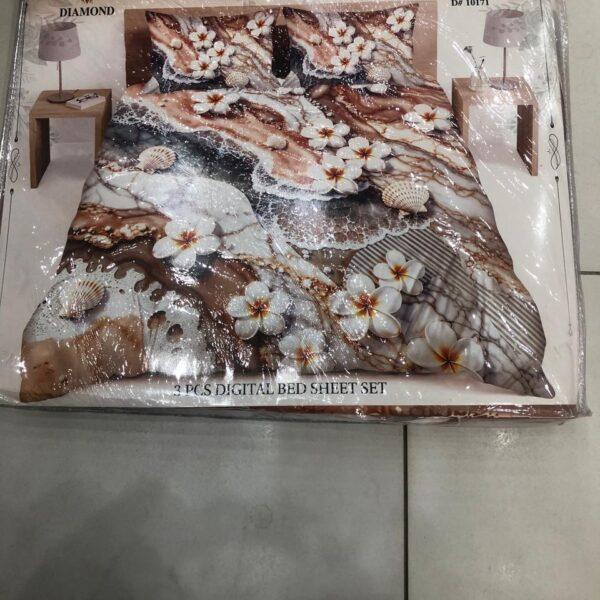 Bedior Digital 3pc Bedsheets Set - Design No. 10171