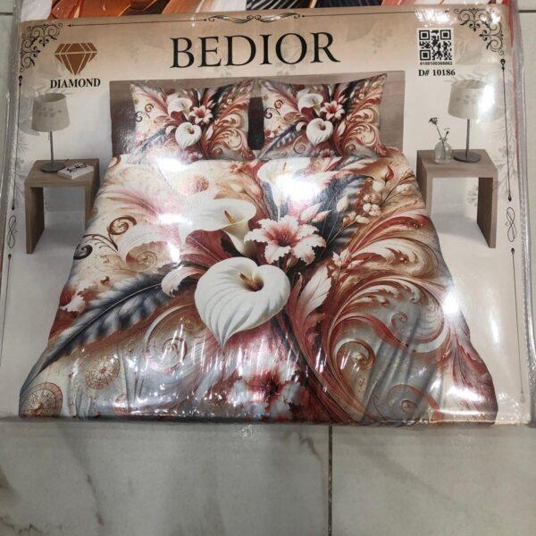 Bedior Digital 3pc Bedsheets Set - Design No. 10186