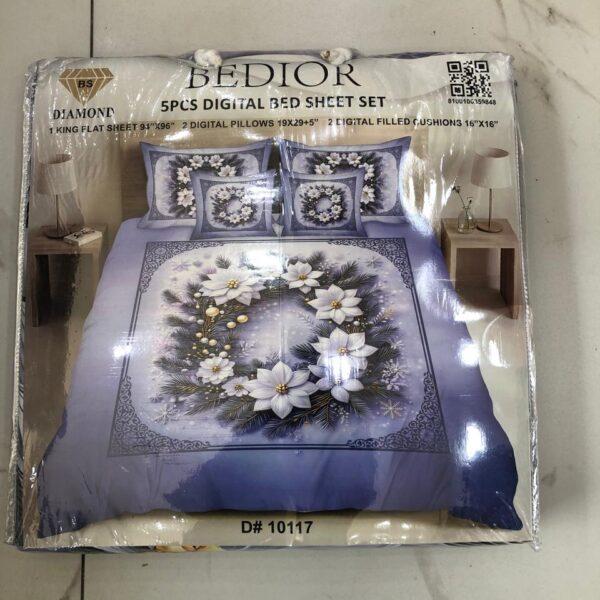 Bedior 5PCS Digital Bedsheet Set - Design No. 10117