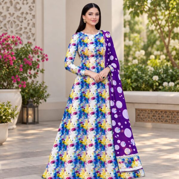 Bareeze Digital Printed Linen 3PC Dresses - Women Wear Design No. 29
