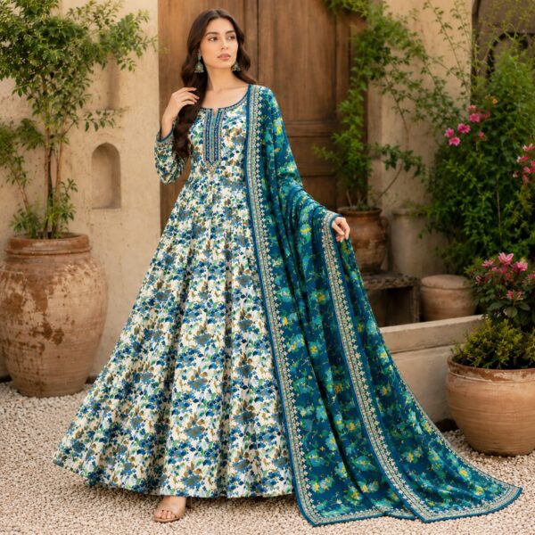Bareeze Digital Printed Linen 3PC Dresses - Women Wear Design No. 26