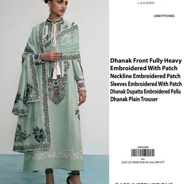 Bin Ilyas Luxury Emb Dhanak 3PC Dresses - Women Wear Design No. 6