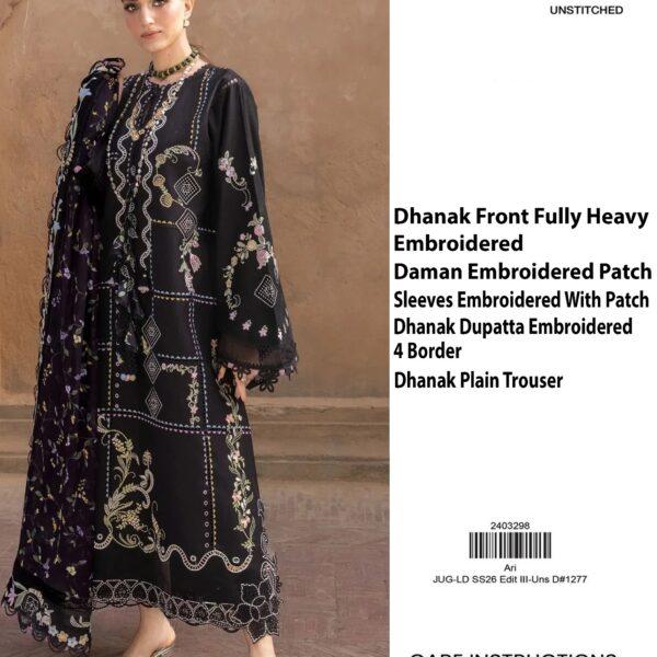 Bin Ilyas Luxury Emb Dhanak 3PC Dresses - Women Wear Design No. 3