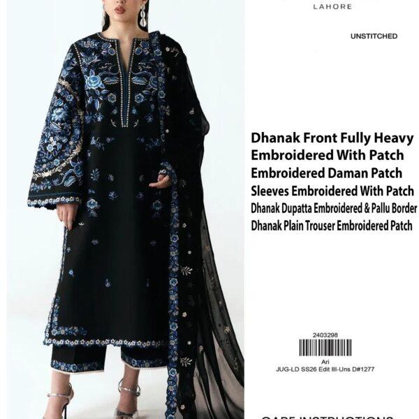 Bin Ilyas Luxury Emb Dhanak 3PC Dresses - Women Wear Design No. 2